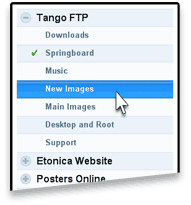 Tango FTP Client Favorites