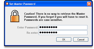 Set Master Password