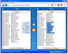 Tango FTP - Download & Dran n Drop